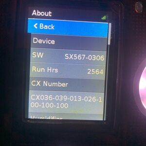 Resmed Airsense 10 Autoset Machine with Power Cord 2564 hrs has error 019 code